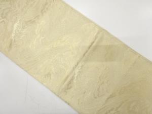 アンティーク　荒波に霞模様織り出し袋帯（着用可）